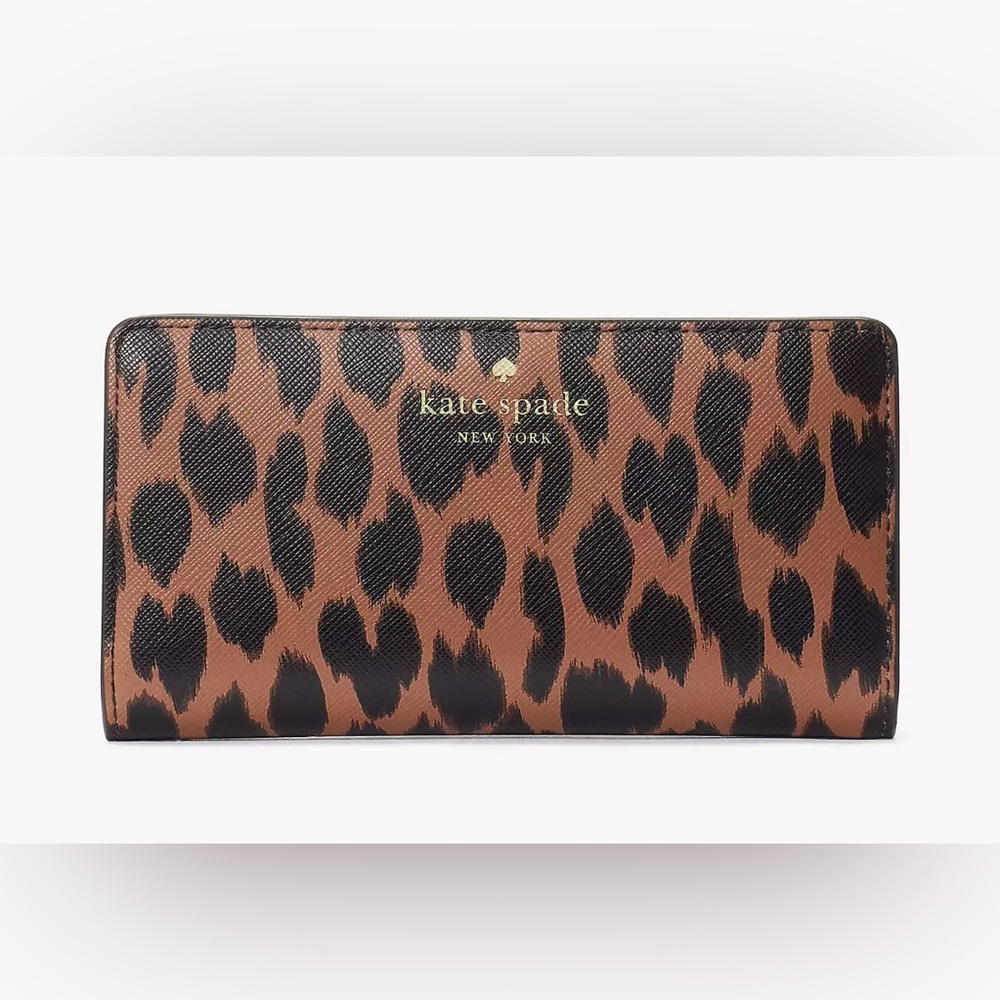 Kate Spade Leopard Bifold Wallet